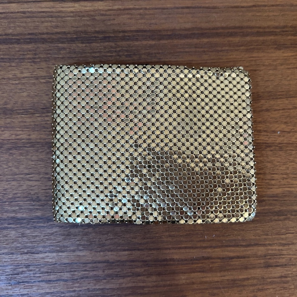 Whiting & Davis Gold Mesh Wallet